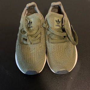 Adidas Olive Green running shoes